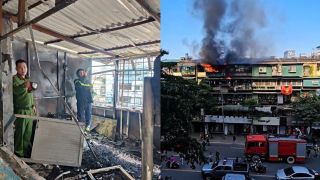 Hà Nội: Hiện trường cháy nhà tập thể A2 Phạm Ngọc Thạch, cư dân kể lại khoảnh khắc ám ảnh