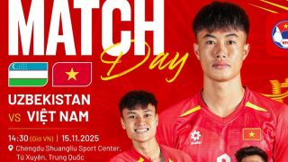 Xem trực tiếp bóng đá U22 Việt Nam vs U22 Uzbekistan ở đâu, kênh nào? Link trực tiếp U22 Việt Nam