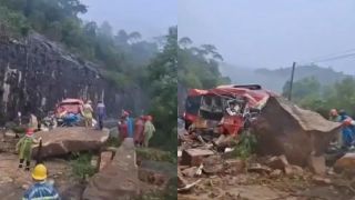 Vụ đá đè xe khách khiến 6 người thương vong: Xuất hiện thêm diễn biến bất thường