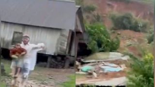 Đắk Lắk: Hiện trường đau lòng vụ sạt lở vùi lấp 2 căn nhà, người dân ôm trẻ bỏ chạy