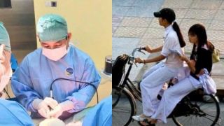 Đau lòng: Tà áo dài cuốn vào bánh xe khiến nữ sinh gặp chấn thương nghiêm trọng 