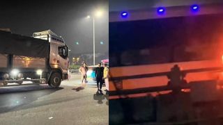 Hà Nội: Hiện trường thương tâm vụ ô tô khách va chạm trực diện xe máy: 2 người tử vong, ô tô bốc cháy