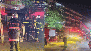 Thông tin nóng vụ cháy nhà 5 tầng ở Hà Nội lúc gần 2h sáng: 5 người bị mắc kẹt, có 3 trẻ em