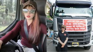 Cô gái 25 tuổi lái xe tải chở 34 tấn đồ cứu trợ cho miền Trung: Giúp bà con còn hơn kiếm tiền