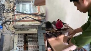 Cận cảnh ngôi nhà các đối tượng tàng trữ 50.000 viên ma túy, nổ súng chống trả cảnh sát trong đêm