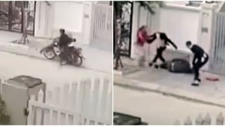 Hình phạt nào cho nhóm người tông người đàn ông lên vỉa hè rồi cầm hung khí lao vào đánh tới tấp?