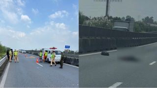 Hiện trường phát hiện thi thể người đàn ông trên cao tốc Trung Lương – Mỹ Thuận, bất ngờ thân thế