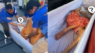 Cụ bà 65 tuổi gõ quan tài cầu cứu, sống lại ngay trước giờ hỏa táng, gia đình hé lộ thông tin sốc