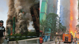 Cảnh báo sập chung cư sau vụ cháy ở Hong Kong: Đe dọa an toàn của người mắc kẹt và lực lượng cứu hộ