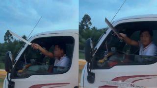 Diễn biến mới vụ tài xế xe tải vi phạm luật giao thông còn ngông nghênh cầm dao hăm dọa trên cao tốc