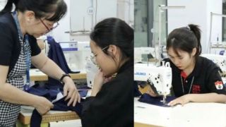 Xúc động hình ảnh cô trò ở TPHCM may hàng trăm bộ đồng phục tặng học sinh vùng lũ