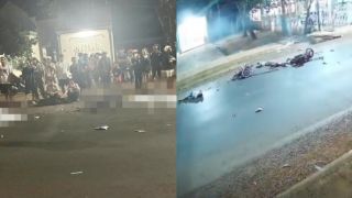 Đồng Nai: Camera hé lộ diễn biến hai xe máy chạy ngược chiều tông trực diện khiến 2 người tử vong, hiện trường ám ảnh