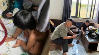 Tình hình 2 em bé bị cha xích chân nhốt trong căn phòng bẩn thỉu sau khi vụ việc bị phát giác