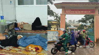 Phụ huynh quả quyết đón con về lần thứ 4 khi thấy nữ phó hiệu trưởng vụ 40 học sinh ngộ độc đến trường