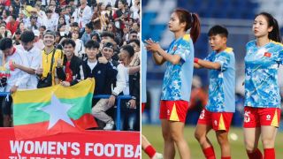 BTC SEA Games 33 lại mắc lỗi khó hiểu, sân đấu của ĐT Việt Nam bất ngờ xuất hiện nhóm 'CĐV lạ mặt'