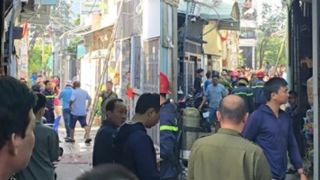 Hiện trường vụ cháy trong căn nhà 2 tầng khiến 1 người tử vong vào sáng nay tại TP.HCM