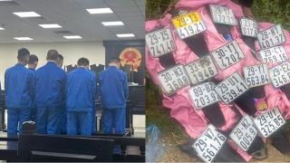 13 ‘trẻ trâu’ chặt biển số xe ở Hà Nội không được giảm án vì thái độ khó chấp nhận khi ra tòa