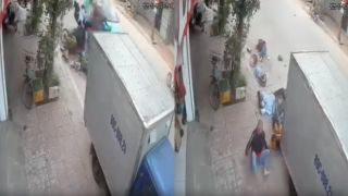 Khoảnh khắc xe taxi mất lái tông thẳng vào 4 người đứng bên đường: Tình trạng các nạn nhân hiện tại?