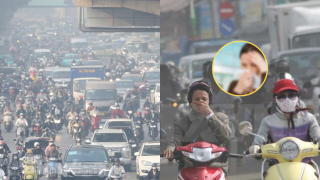 Chỉ số AQI Hà Nội ngày 12/12 đạt mức tím, cơ quan chức năng phát đi thông báo tới người dân