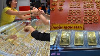 Giá vàng chiều 13/12 tăng mạnh chưa từng thấy, vàng SJC và vàng nhẫn đồng loạt lập mặt bằng giá mới