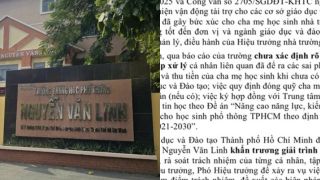 Trường cấp 3 tại TP.HCM bị phụ huynh 'tố' vận động đóng góp sai quy định, Sở GD-ĐT yêu cầu khẩn