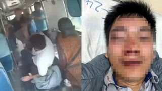 Va chạm giao thông trước điểm dừng, tài xế xe buýt Hà Nội bất ngờ bị hành hung ngay trên xe, công an vào cuộc