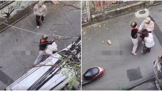 Xôn xao clip người phụ nữ lao vào đánh, bắt 1 cô gái trẻ quỳ xin lỗi, nguyên nhân vì 1 món đồ đánh rơi