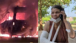 Nạn nhân sống sót vụ xe cứu thương đâm xe đầu kéo kể cảnh thoát nạn trong tích tắc, chứng kiến 2 người thân bị lửa thiêu