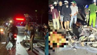 Hiện trường vụ tai nạn nghiêm trọng ở Lâm Đồng: Cú va chạm khiến hai người tử vong tại chỗ