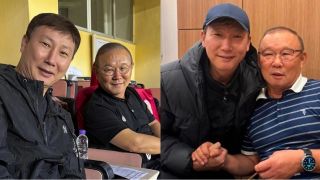 Món quà đặc biệt HLV Park Hang-seo tặng HLV Kim Sang-sik trước chung kết SEA Games 33