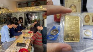 Giá vàng chốt phiên 25/12 đảo chiều sau khi lập đỉnh, SJC neo cao, vàng thế giới bất ngờ hạ nhiệt vì chốt lời