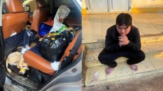 Quá trình truy bắt nhóm đi ô tô trộm chó ở Đồng Nai, thu giữ nhiều tang vật không ngờ