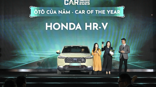 Honda HR-V được vinh danh ‘Ô tô của năm 2025’ tại Việt Nam, lập cú đúp giải thưởng đầy ấn tượng