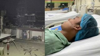 Kịch tính giải cứu 4 người kẹt trong vụ cháy tại Trần Cung: Chàng trai phá khung sắt tìm đường sống