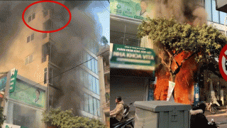 Vụ cháy lớn ở Hà Nội: Tình hình chủ nhà sau khi nhảy từ tầng cao xuống, cụ bà 100 tuổi vẫn mắc kẹt