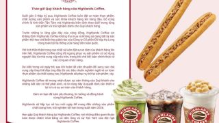 Bị ‘réo tên’ vụ 120 tấn thịt bệnh, Highlands Coffee đăng tâm thư trấn an khách hàng giữa đêm