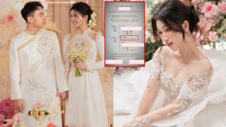 Thiệp cưới Á hậu Phương Nhi bất ngờ lộ diện, hôn lễ 2 ngày cùng Minh Hoàng con tỷ phú hé lộ chi tiết chưa từng thấy