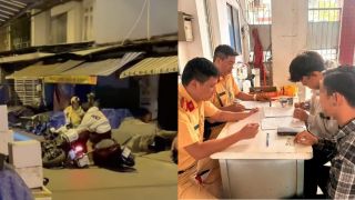 Danh tính 2 thanh niên chống đối, ném bộ đàm của CSGT ở TP.HCM, hé lộ nguồn cơn sự việc