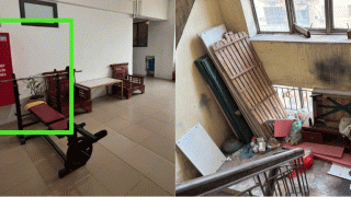 Cư dân bức xúc khi hành lang chung cư tiền tỷ trở thành nơi tập kết rác, lối thoát hiểm bị buộc dây