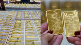 Giá vàng chốt phiên 19/1 bất ngờ leo thang: Vàng miếng, vàng nhẫn áp sát mốc kỷ lục, thế giới bật tăng mạnh