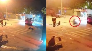 Nam thanh niên tử vong tại chỗ vì vướng dây cáp nối 2 xe cẩu, camera ghi lại hình ảnh gây ám ảnh