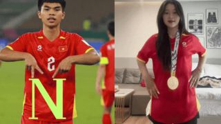 Em út của U23 Việt Nam để lộ danh tính bạn gái hot girl, Đình Bắc vào vai 'thám tử'