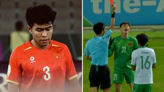 Phạm Lý Đức nhận thẻ đỏ tai hại, U23 Việt Nam thiết lập kỷ lục 'đáng xấu hổ' ở VCK U23 châu Á