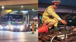 Hà Nội: Xử lý loạt tài xế xe tải bấm còi hơi giữa đêm gây náo loạn, lý do đưa ra khó chấp nhận