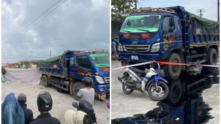 Nhân chứng bàng hoàng kể lại ô tô tải tông hàng loạt xe điện của học sinh và xe máy khiến 4 người thương vong