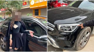 Mercedes tiền tỷ bị đập phá không thương tiếc khi đỗ vỉa hè: Camera ghi trọn khoảnh khắc gây phẫn nộ của 2 mẹ con