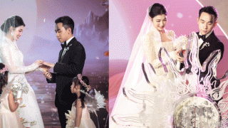 ‘Tan chảy’ với loạt khoảnh khắc ‘tình bể bình’ của Phương Nhi và thiếu gia Minh Hoàng trong đám cưới