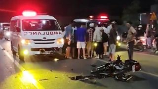 Hiện trường 'tan nát' vụ tai nạn giữa xe cứu thương và xe máy khiến 2 người tử vong thương tâm