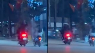 Hà Nội: Nhóm thanh niên kẹp 3 ném bóng nước vào người đi đường, camera ghi lại hành vi gây phẫn nộ