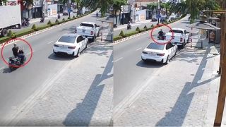 TP.HCM: Người đàn ông đầu trọc đi xe máy đập phá gương ô tô, camera bắt trọn hành vi khó chấp nhận